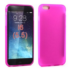 Apple iPhone 6 Plus 5.5 TPU Gel Case (Hot Pink)